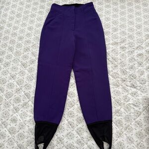 Nordica Vintage Purple Women's Ski Pants size 10